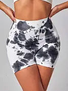 tie dye booty shorts